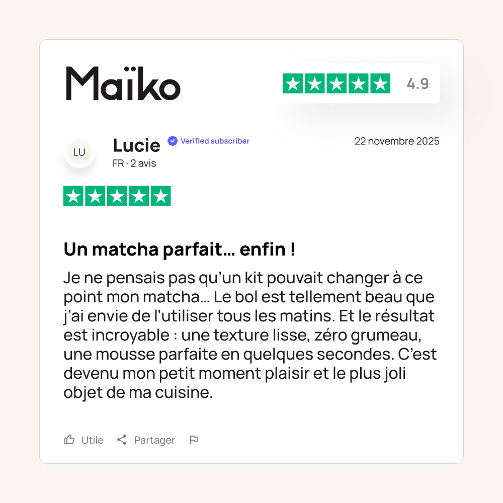 Coffret Matcha Maïko